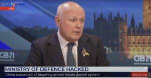 Senior Tory MP Sir Iain Duncan Smith has said the UK should be imposing economic sanctions on China, following claims that the country has hacked the Ministry of Defence. 