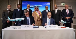 Airbus has secured a significant order for 90 aircraft from flynas at the Farnborough International Airshow, comprising 75 A320neo and 15 A330-900 planes.