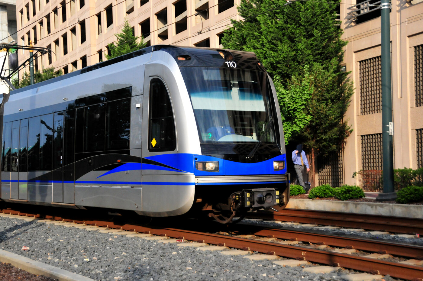 light rail train