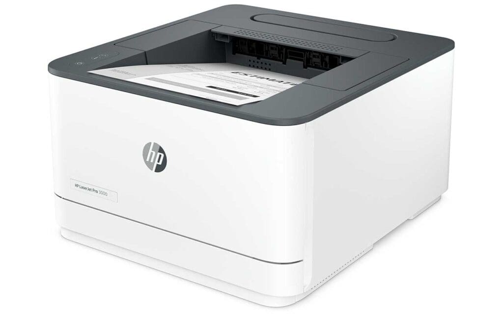 The HP LaserJet 3000's speed reduced printing times by 40% compared to previous method