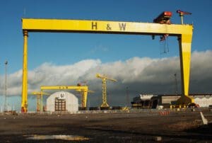 The future of the historic Harland & Wolff shipyard is in jeopardy following a $25 million emergency bailout, raising fears that Royal Navy vessels could soon be constructed abroad.